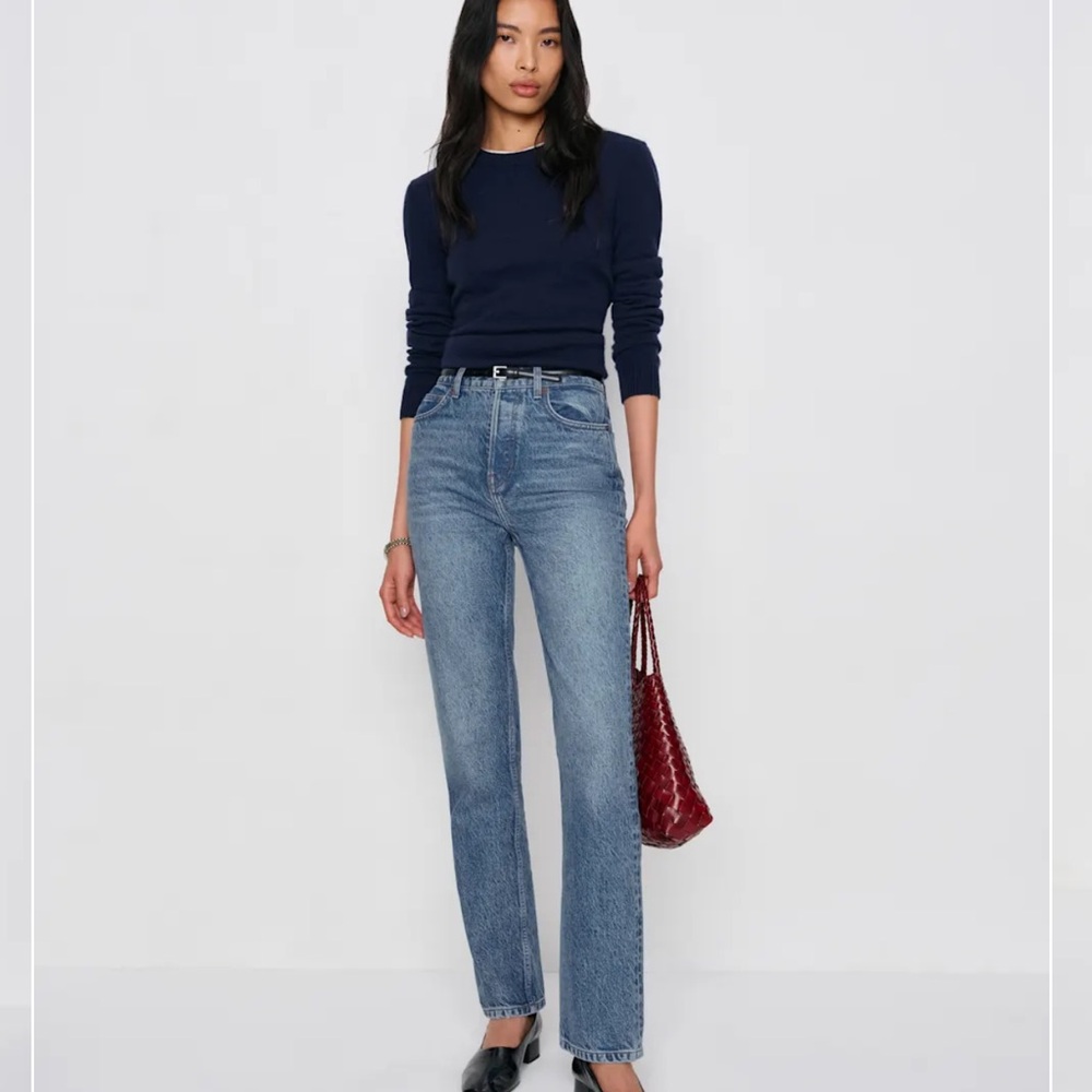 Reformation Cynthia High Rise Straight Jeans - Picture 10 of 11